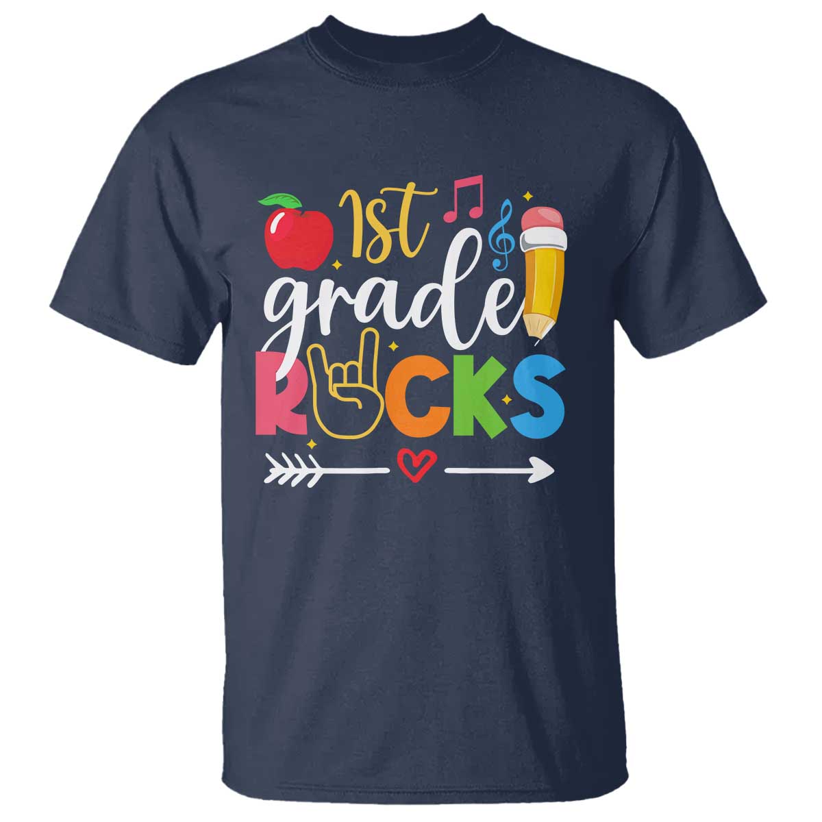 first-grade-rocks-t-shirt-back-to-school-pencil