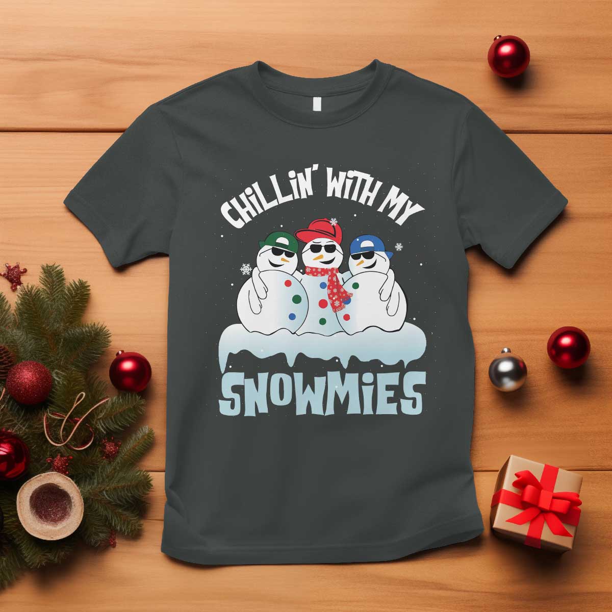 funny-christmas-snowman-t-shirt-chillin-with-my-snowmies-squad