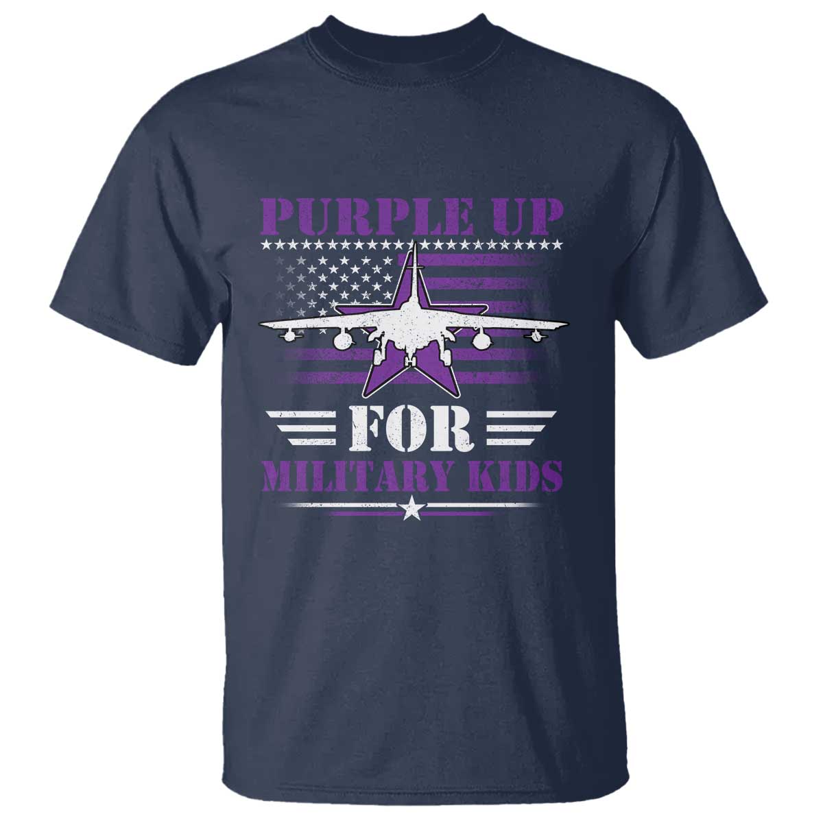purple-up-for-military-kids-t-shirt-vintage-american-flag-fights