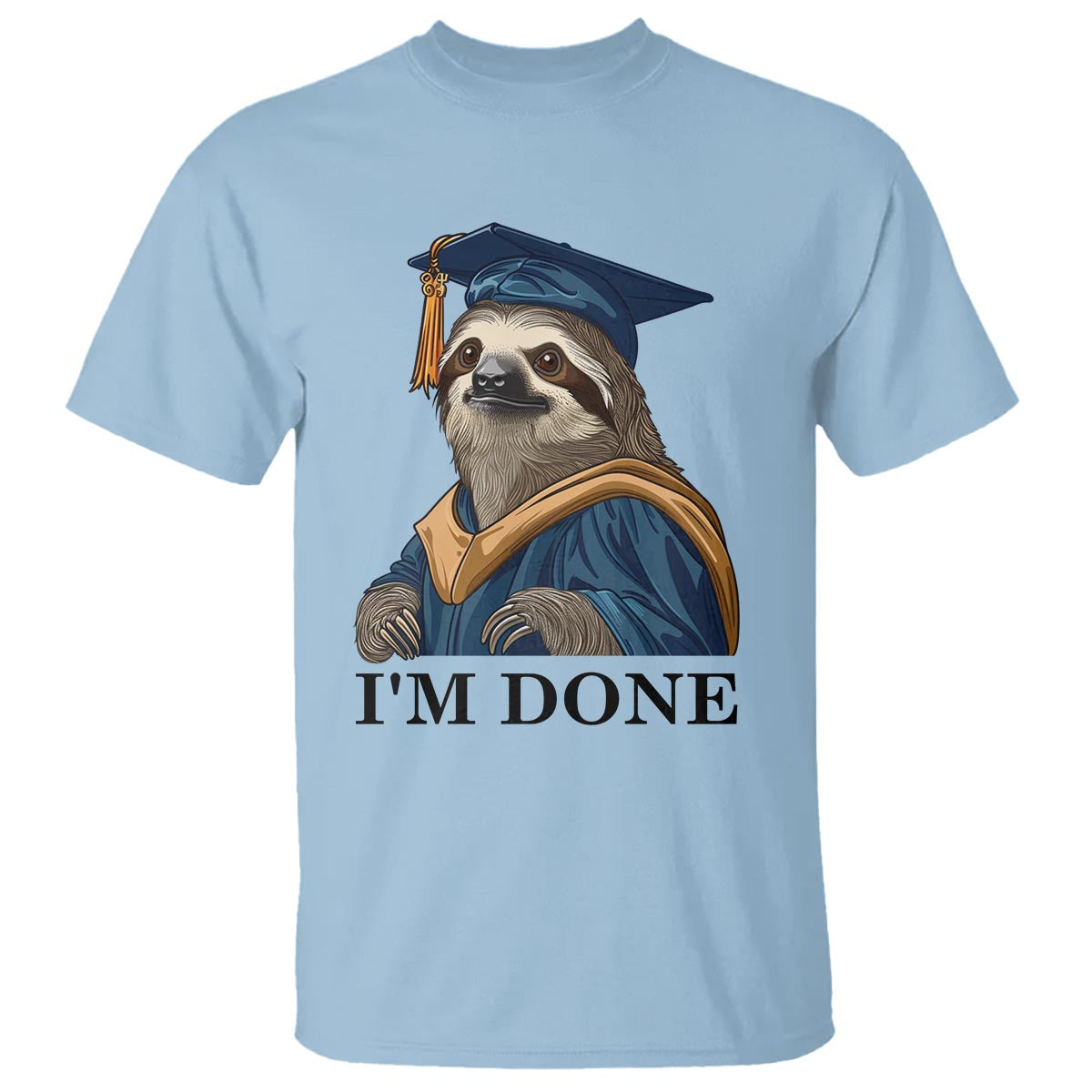 graduation-t-shirt-im-done-funny-sloth