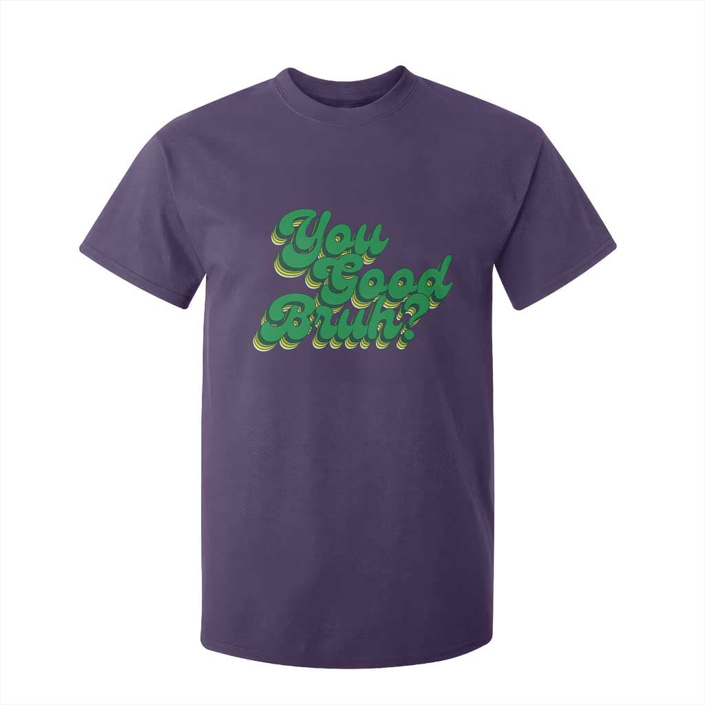 Mental Health Support T Shirt For Kid Retro Groovy You Good Bruh