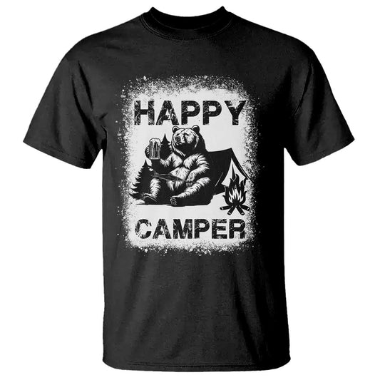 camping-lover-t-shirt-happy-camper-funny-bear-campfire-beer