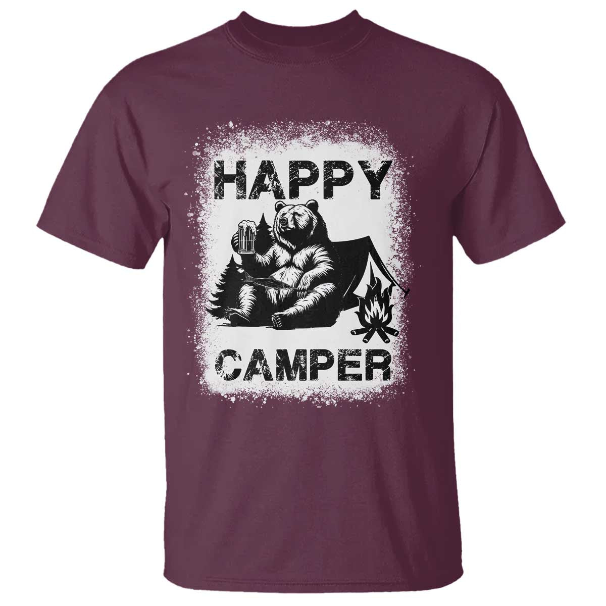 camping-lover-t-shirt-happy-camper-funny-bear-campfire-beer