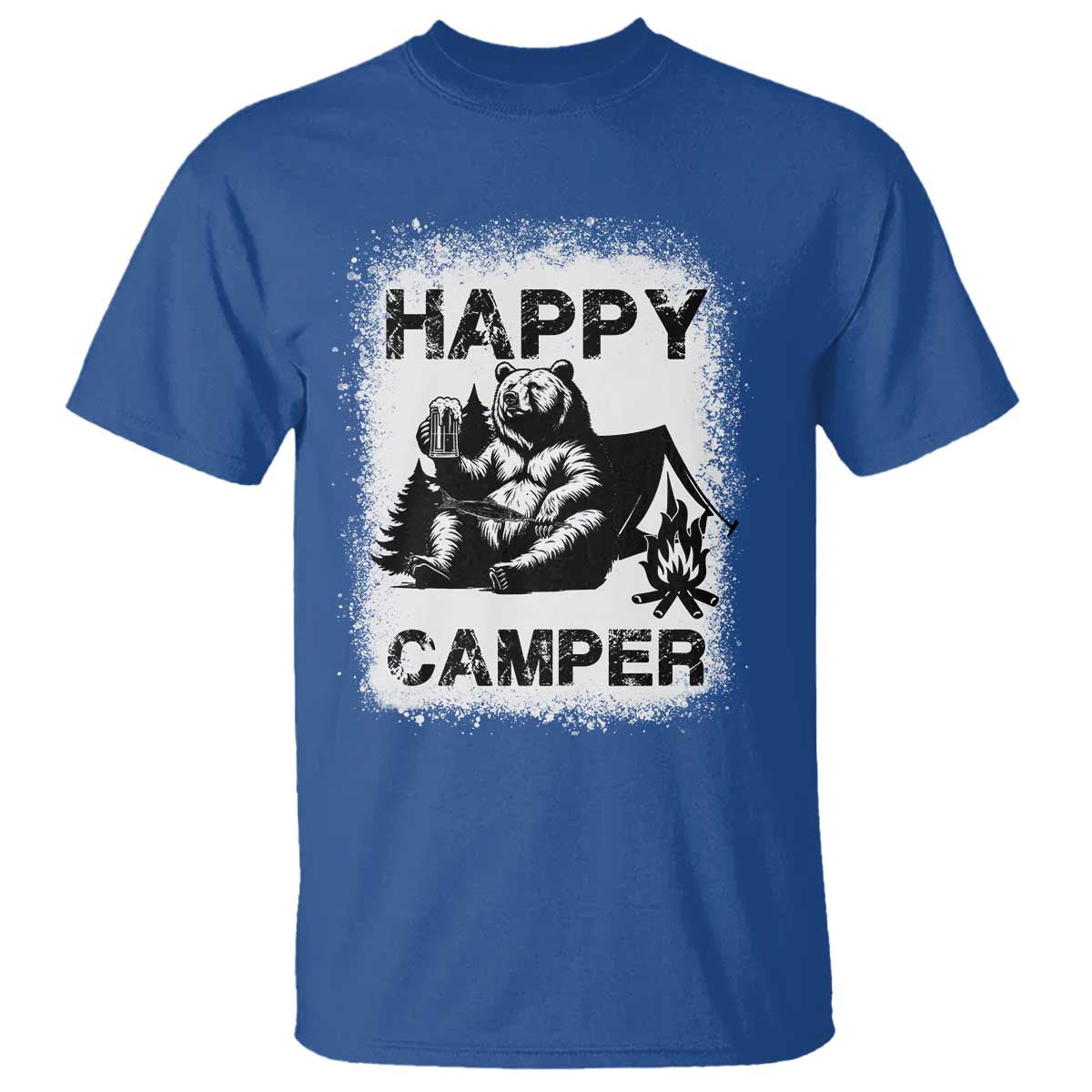 camping-lover-t-shirt-happy-camper-funny-bear-campfire-beer