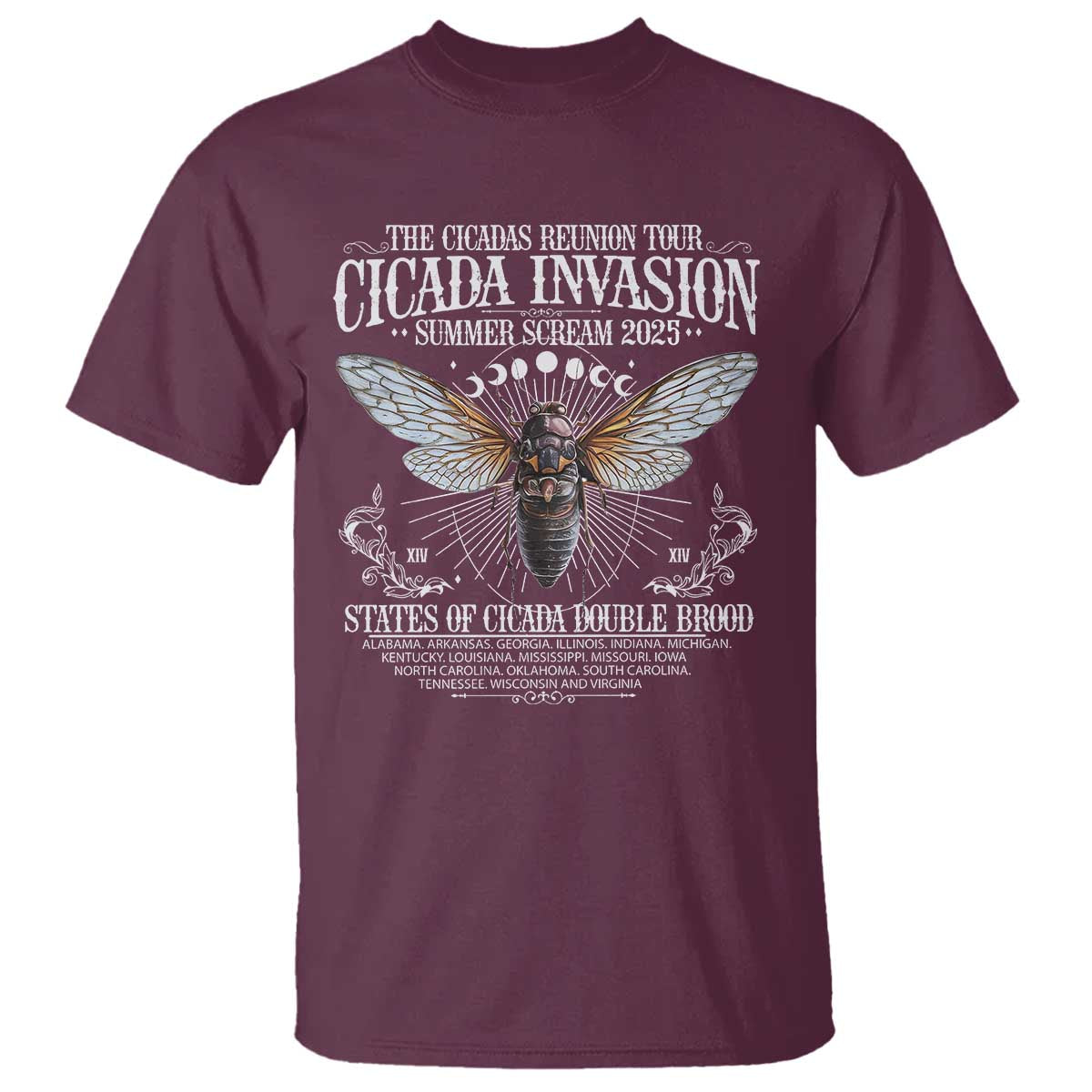 the-cicadas-reunion-tour-2025-t-shirt-cicada-invasion-brood-xiv-vintage-concert-fest