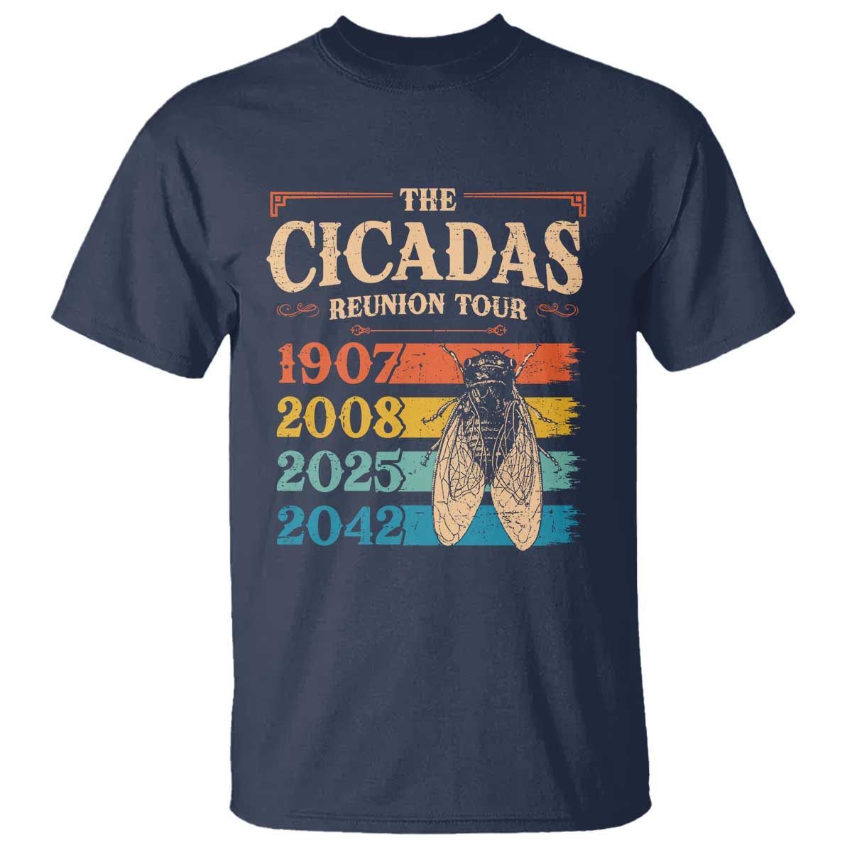 funny-cicada-brood-xiv-2025-t-shirt-periodical-cicada-tour-1907-2008-2042