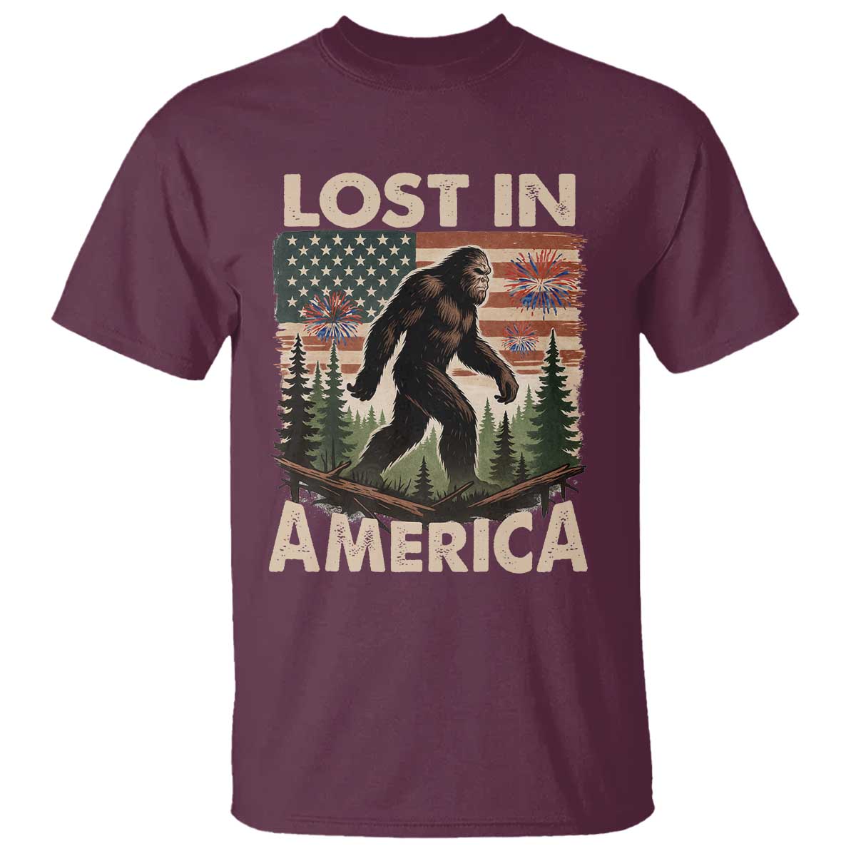 funny-4th-of-july-bigfoot-lost-in-america-t-shirt-patriotic-sasquatch-us-flag-fireworks