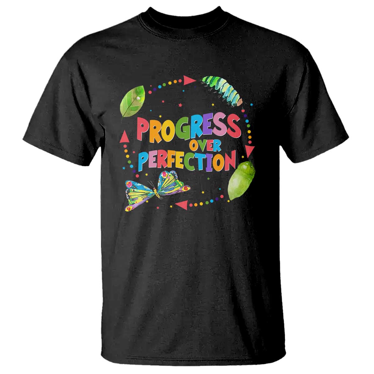 progress-over-perfection-t-shirt-caterpillar-back-to-school