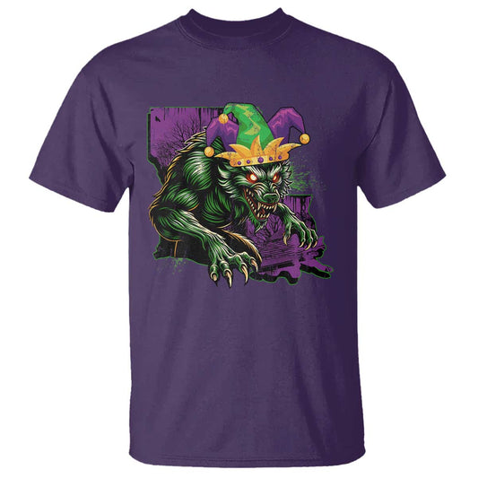 funny-mardi-gras-rougarou-t-shirt-cryptids-of-louisiana-jester-hat