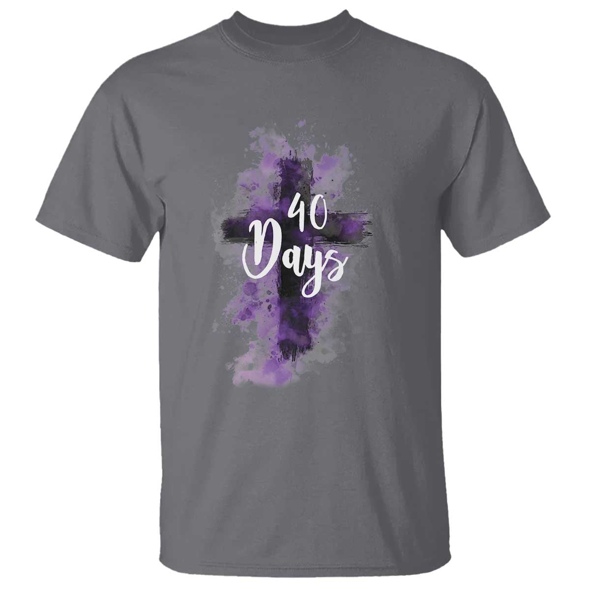 40-days-christian-religious-t-shirt-ash-wednesday-ashes-cross