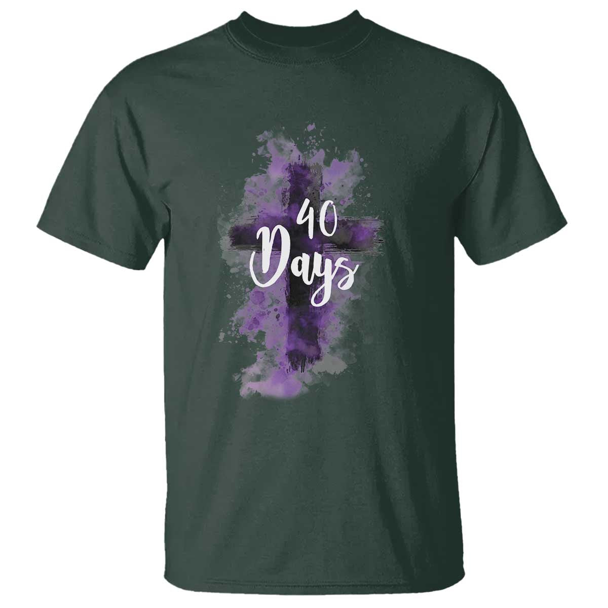 40-days-christian-religious-t-shirt-ash-wednesday-ashes-cross