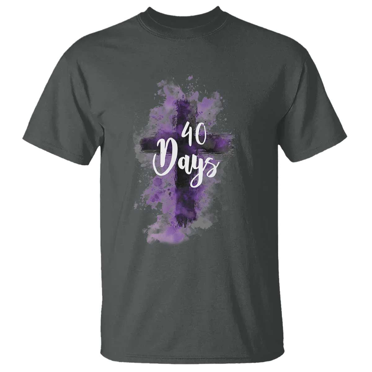 40-days-christian-religious-t-shirt-ash-wednesday-ashes-cross