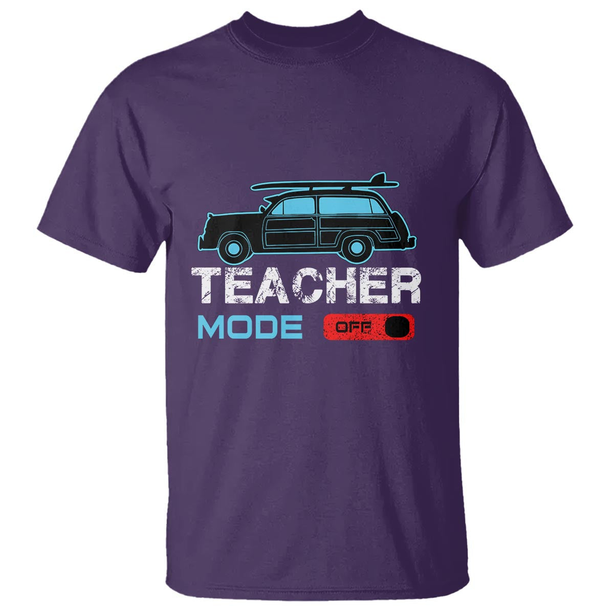 funny-summer-vacation-t-shirt-teacher-mode-off-beach-van-surfing