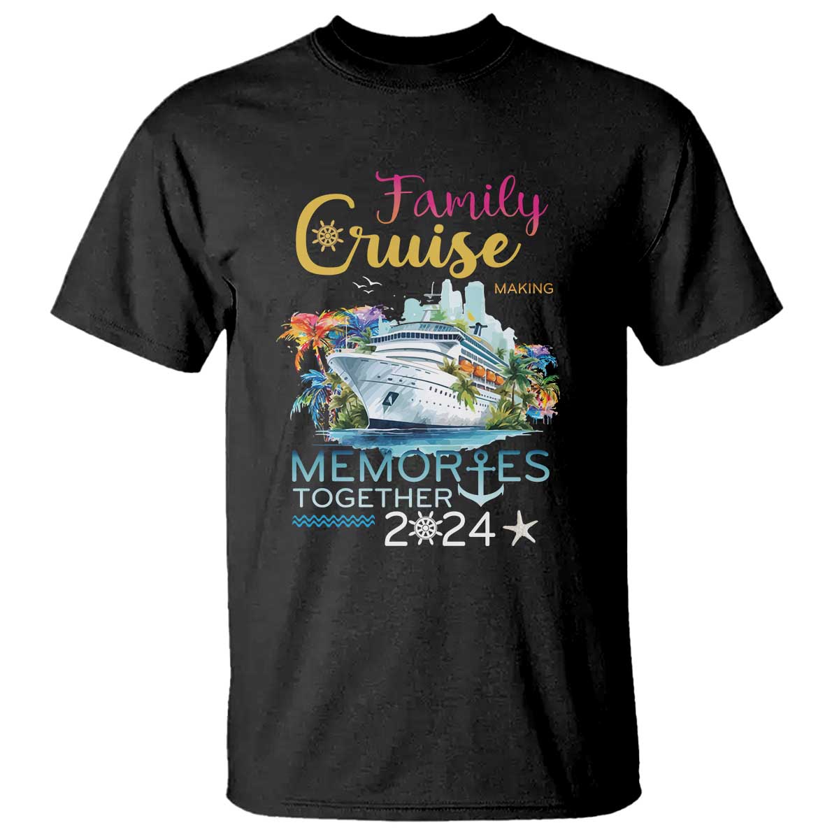 family-cruise-t-shirt-making-memories-2024-summer-vacation-party-family-matching