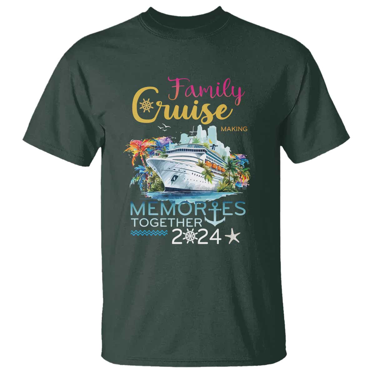 family-cruise-t-shirt-making-memories-2024-summer-vacation-party-family-matching