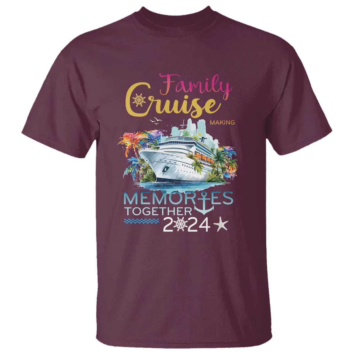 family-cruise-t-shirt-making-memories-2024-summer-vacation-party-family-matching