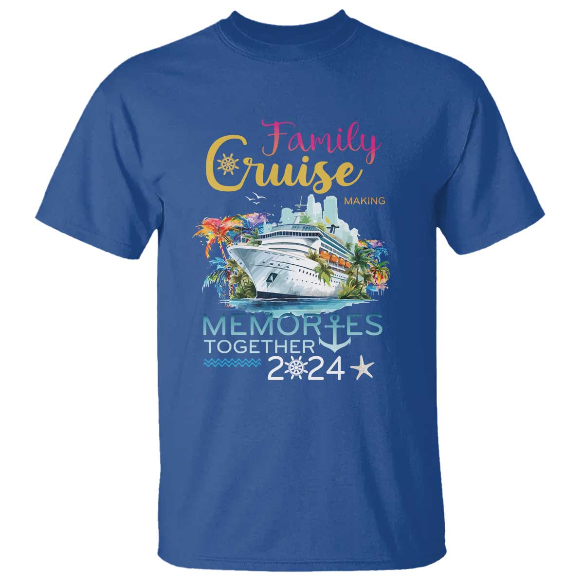 family-cruise-t-shirt-making-memories-2024-summer-vacation-party-family-matching