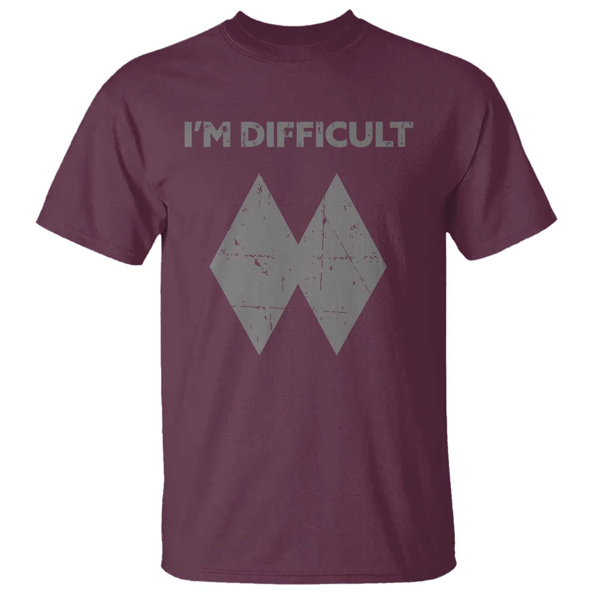 funny-ski-snowboard-t-shirt-im-difficult-double-black-diamonds