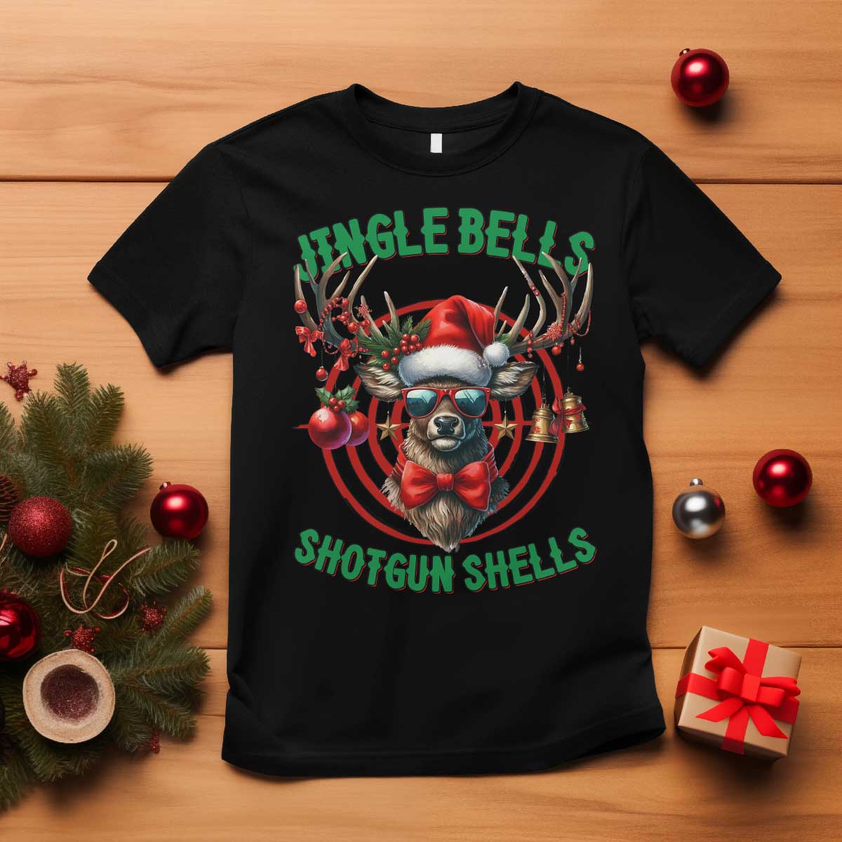funny-christmas-hunting-t-shirt-jingle-bells-shotgun-shells-santa-deer