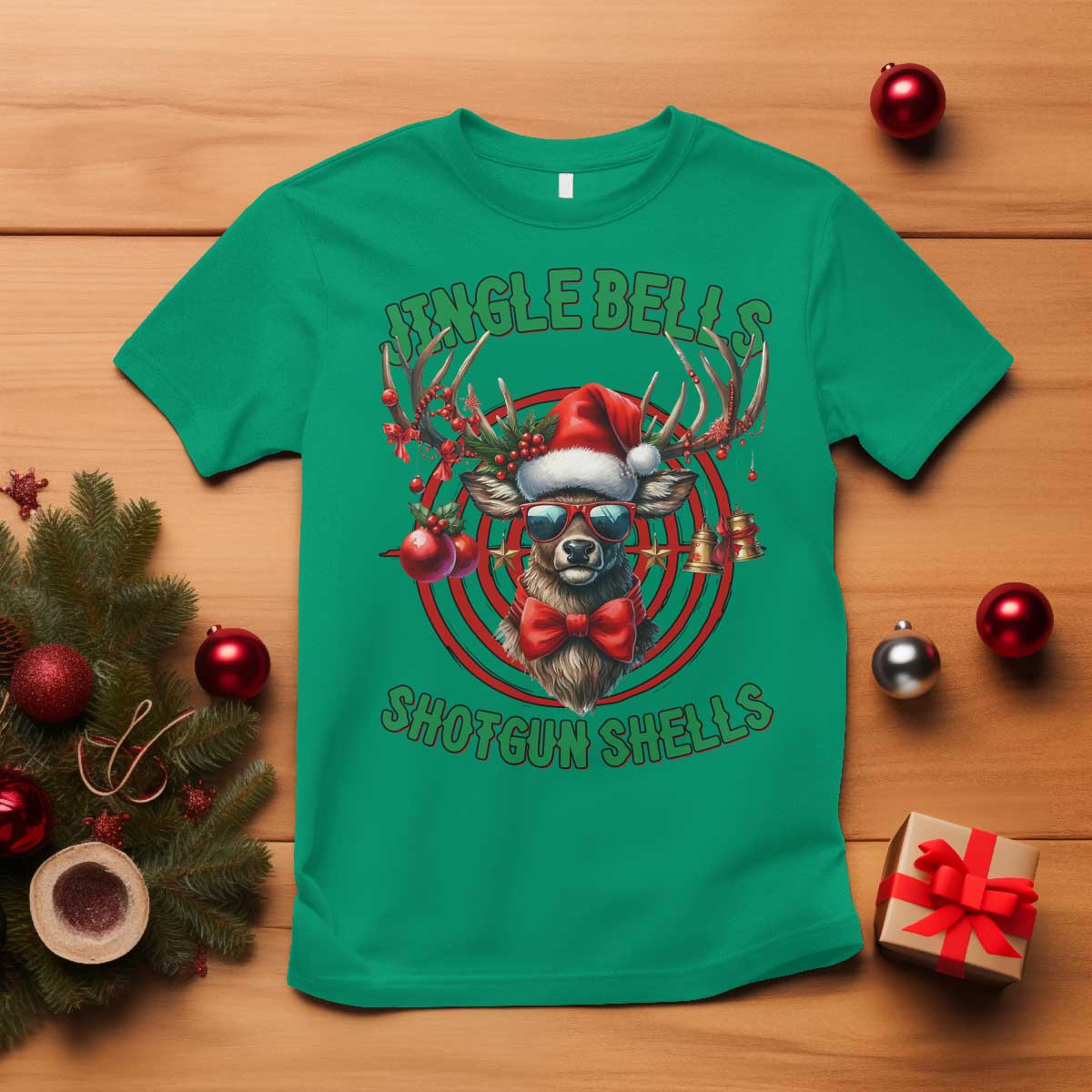 funny-christmas-hunting-t-shirt-jingle-bells-shotgun-shells-santa-deer