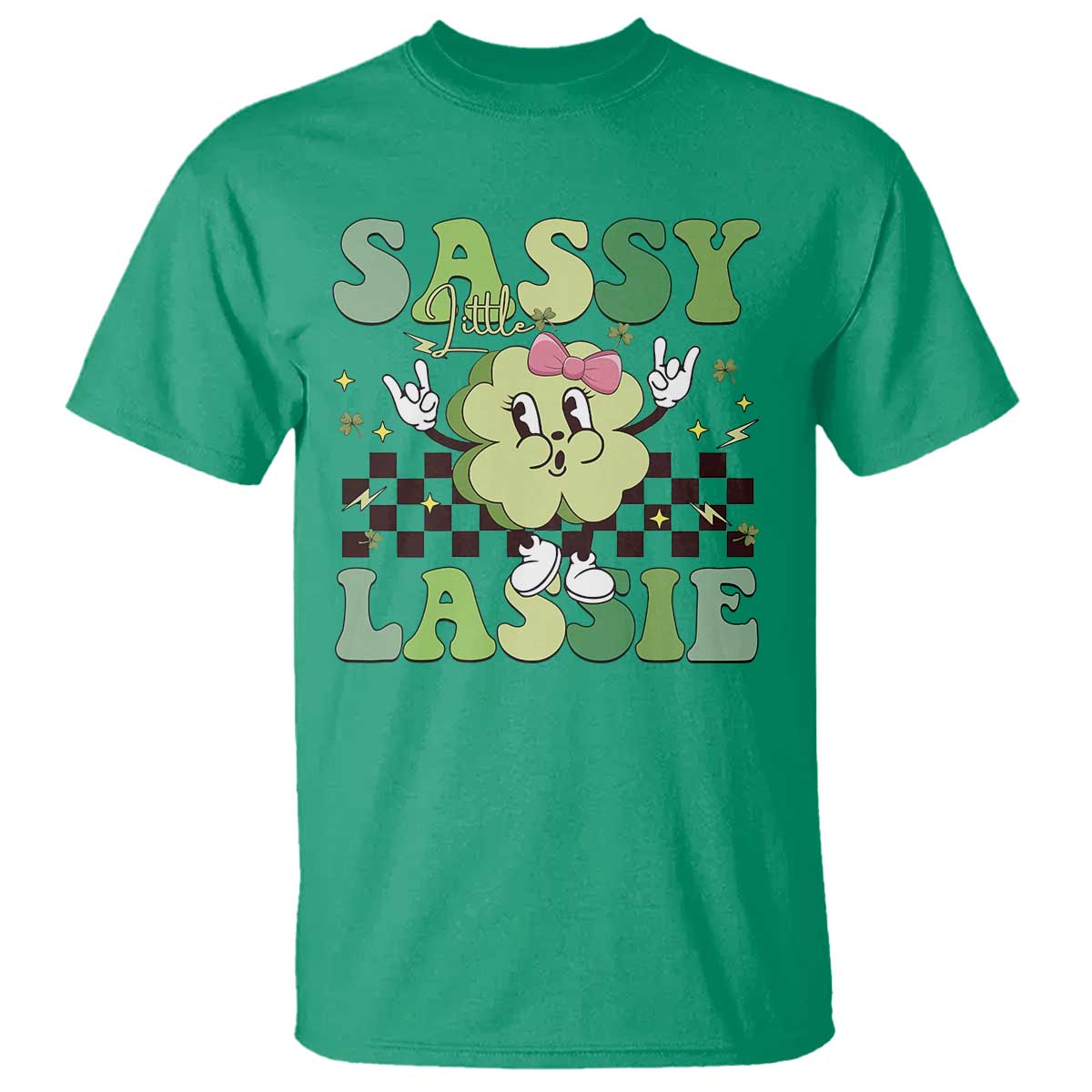 funny-st-patricks-day-sassy-little-lassie-t-shirt-retro-groovy-clover