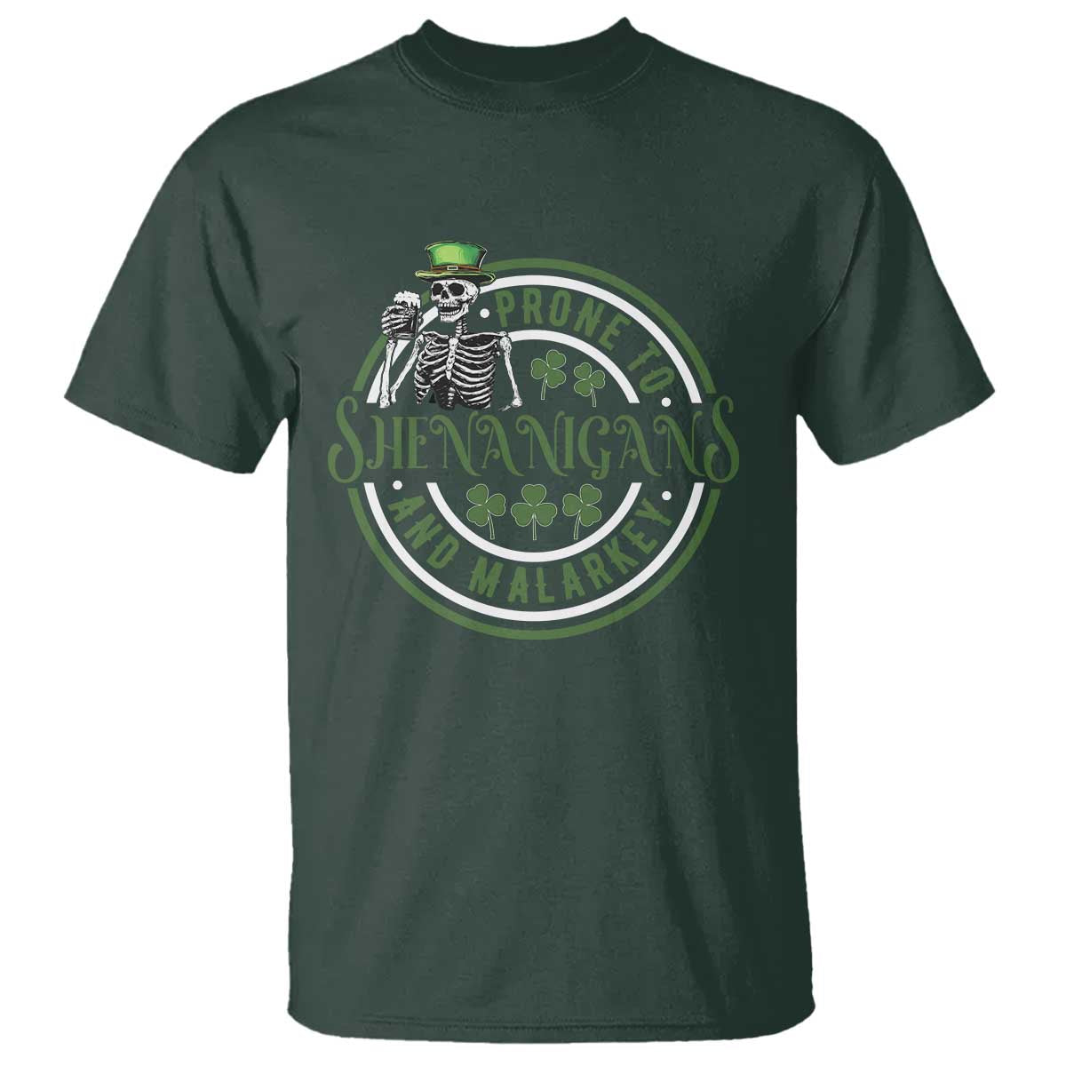 funny-irish-prone-to-shenanigans-and-malarkey-st-patricks-day-t-shirt-skeleton-beer-drinking