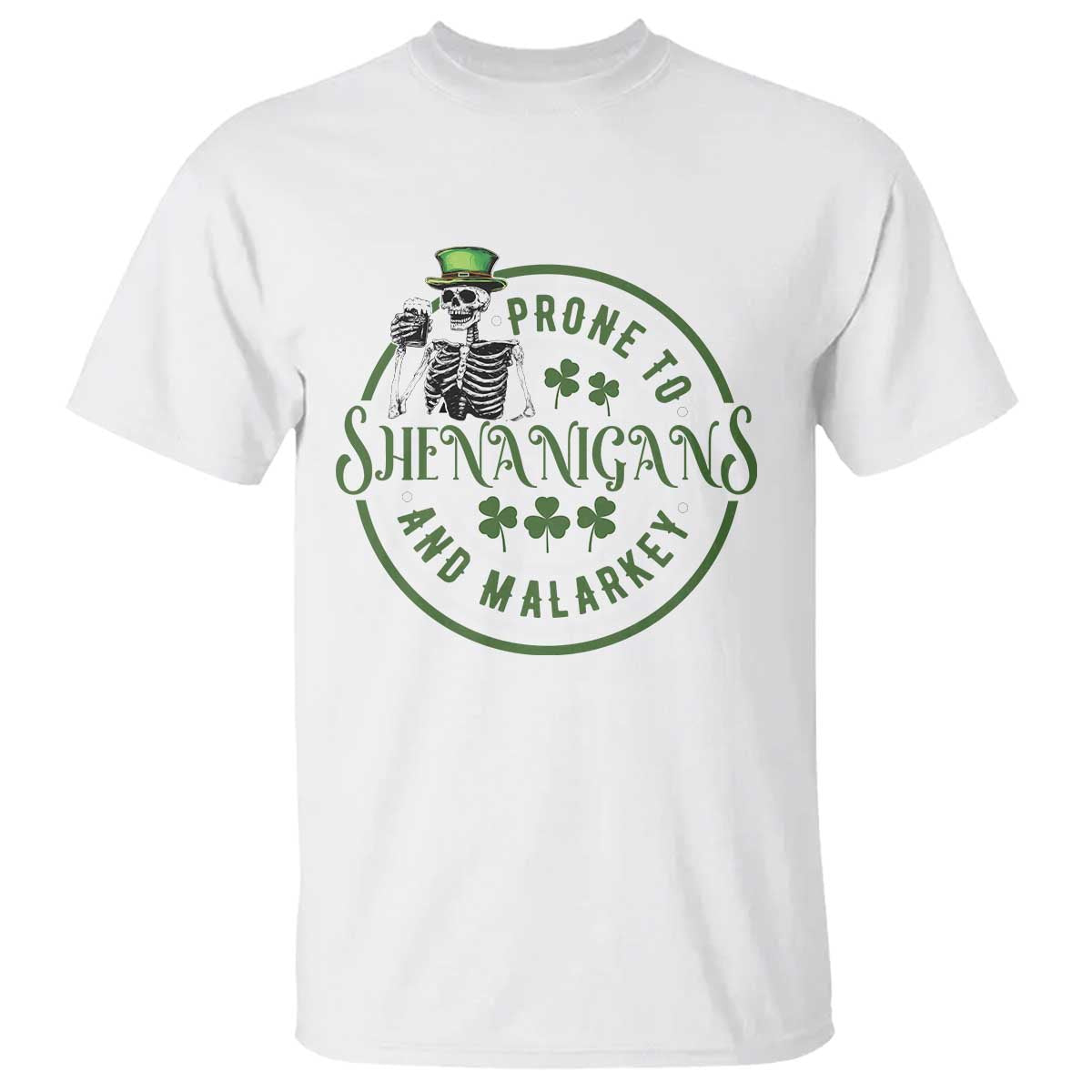 funny-irish-prone-to-shenanigans-and-malarkey-st-patricks-day-t-shirt-skeleton-beer-drinking