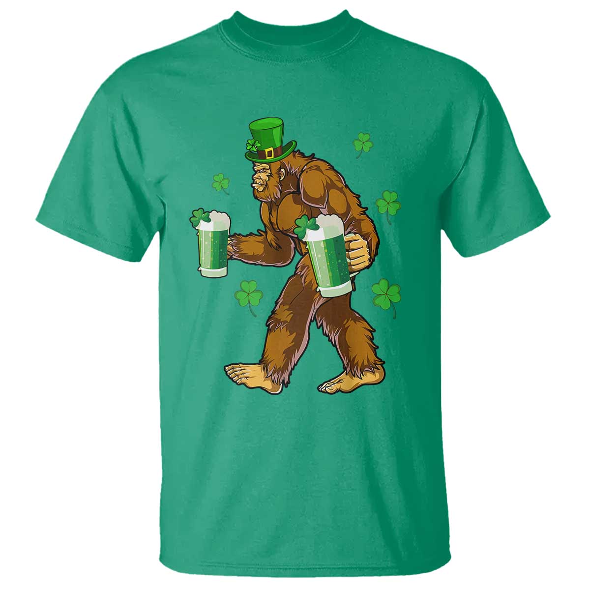 funny-bigfoot-st-patricks-day-irish-beer-drinking-t-shirt
