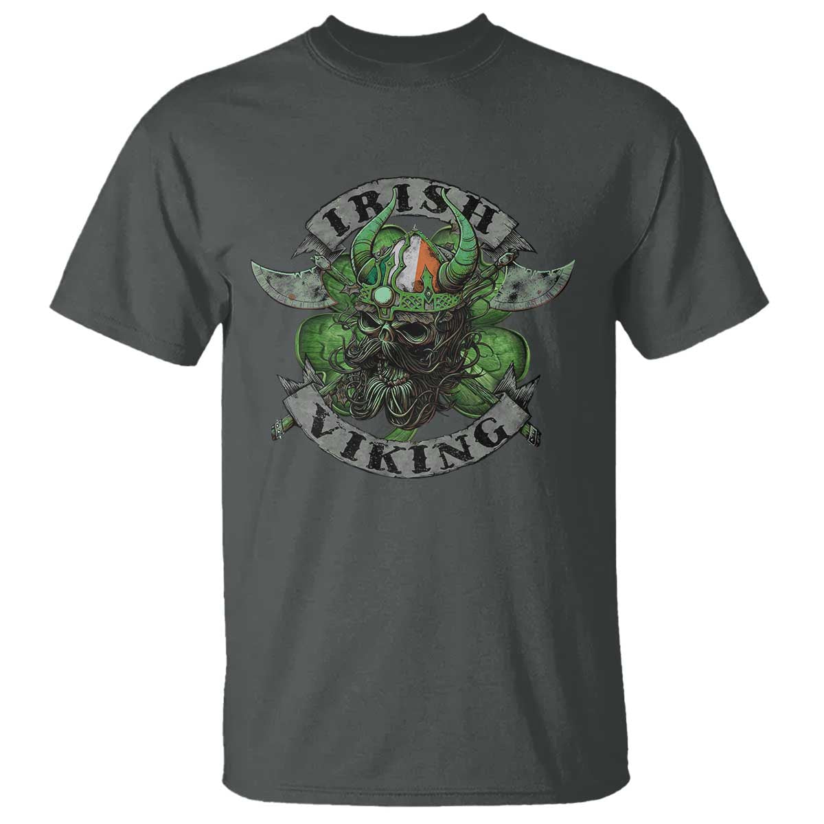 funny-irish-viking-t-shirt-vintage-shamrock-celtic-viking-skull
