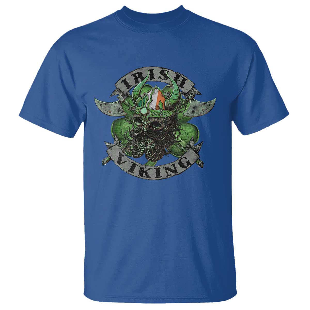 funny-irish-viking-t-shirt-vintage-shamrock-celtic-viking-skull