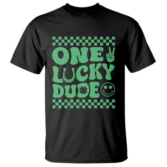 funny-one-lucky-dude-t-shirt-st-patricks-day-clover-horseshoe