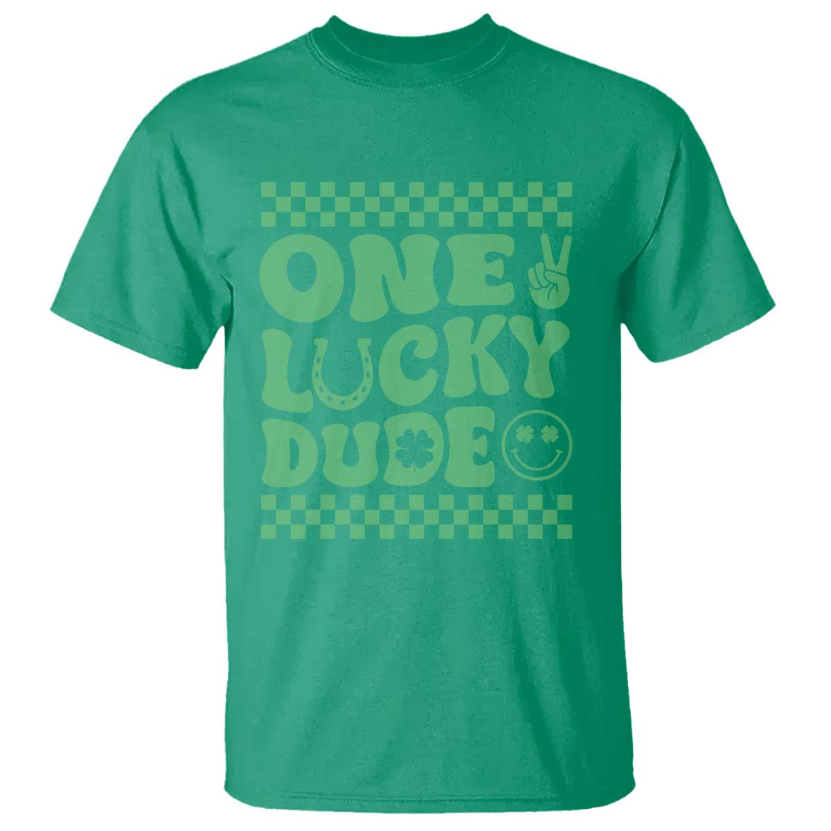 funny-one-lucky-dude-t-shirt-st-patricks-day-clover-horseshoe