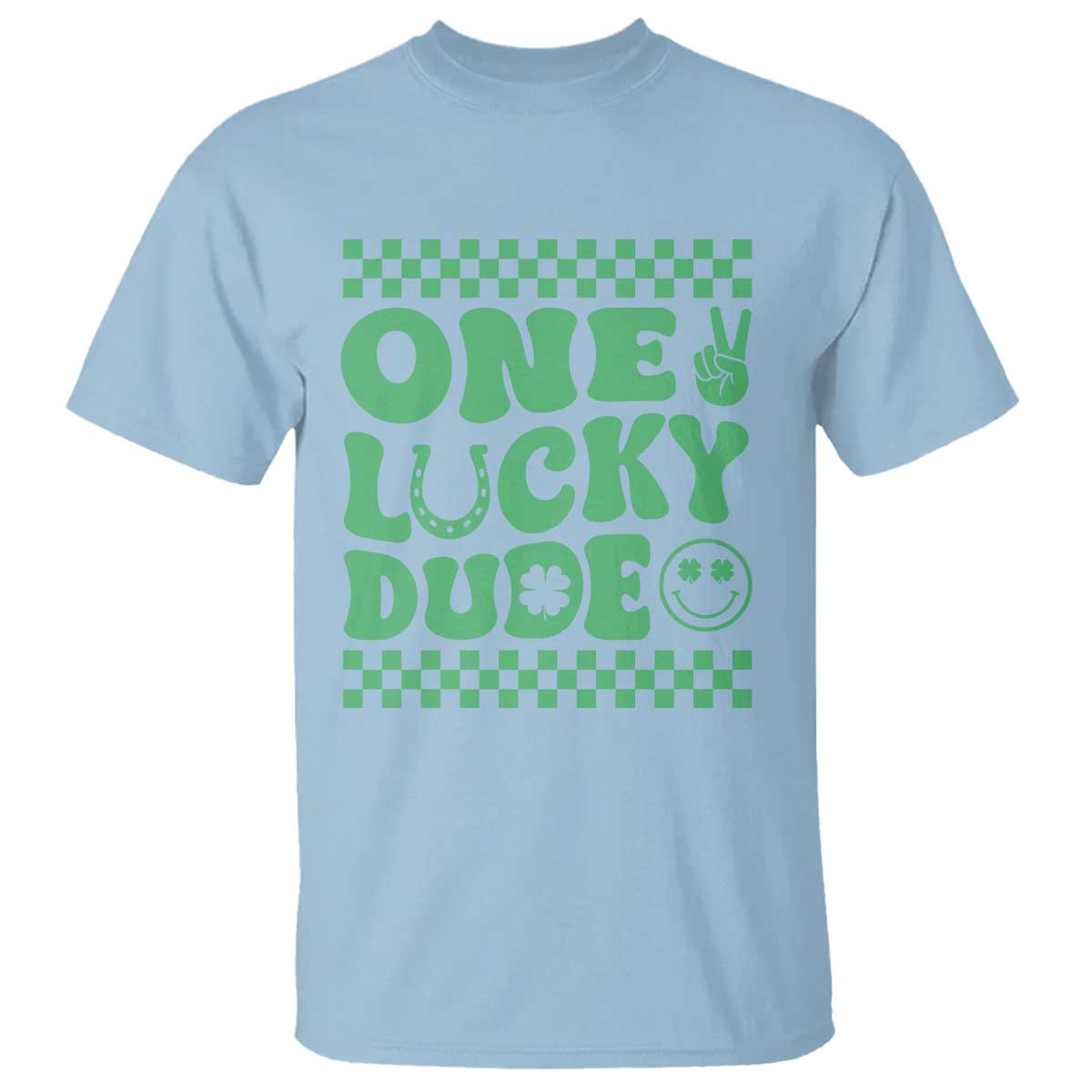 funny-one-lucky-dude-t-shirt-st-patricks-day-clover-horseshoe