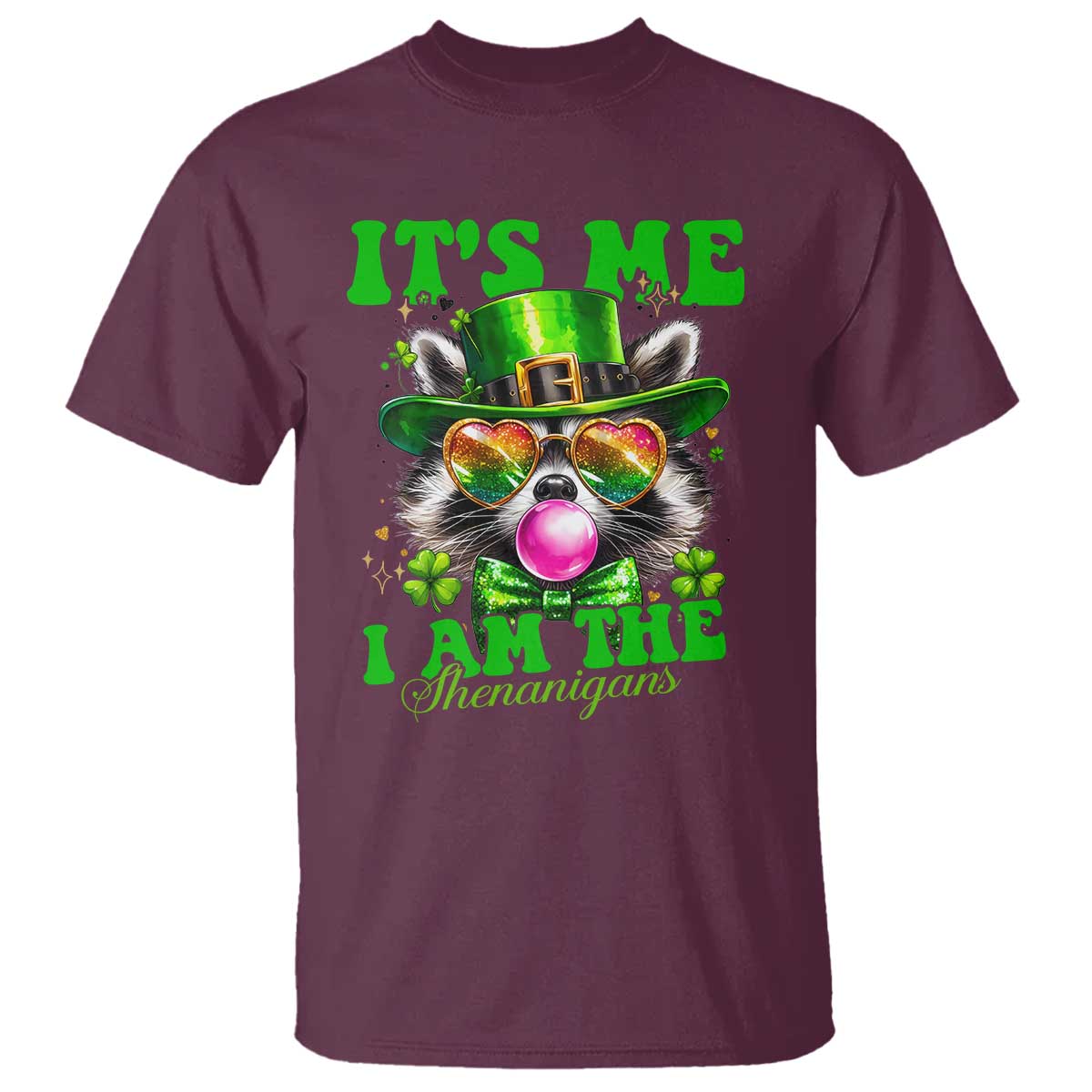funny-its-me-i-am-the-shenanigans-t-shirt-st-patricks-day-racoon-shamrock