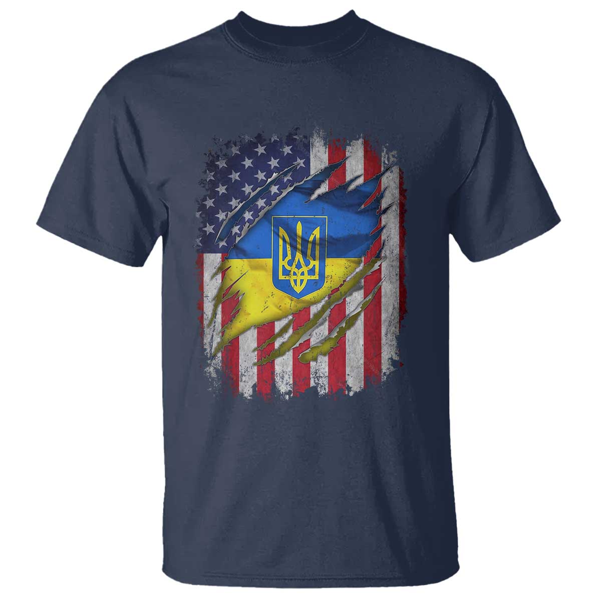 ukrainian-americans-pride-t-shirt-vintage-ukraine-usa-flag
