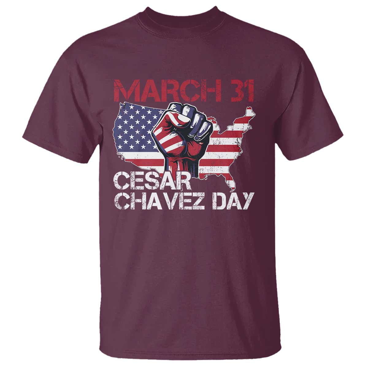 cesar-chavez-day-t-shirt-march-31-hand-fist-american-flag