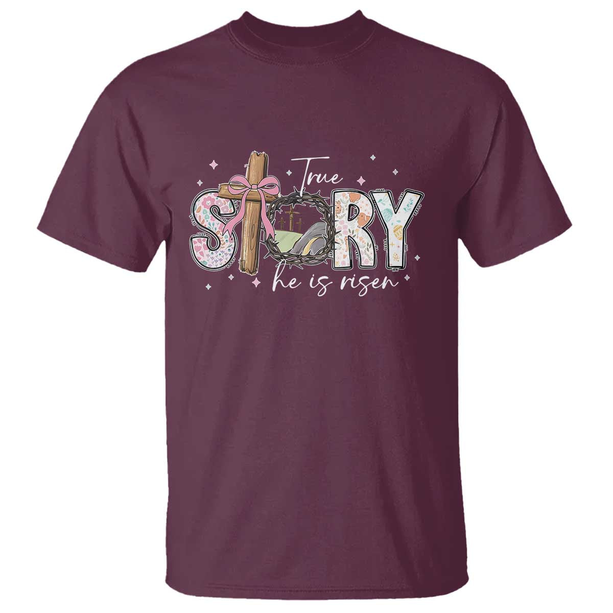 true-story-he-is-risen-t-shirt-christian-easter-day-religious-bible-verse