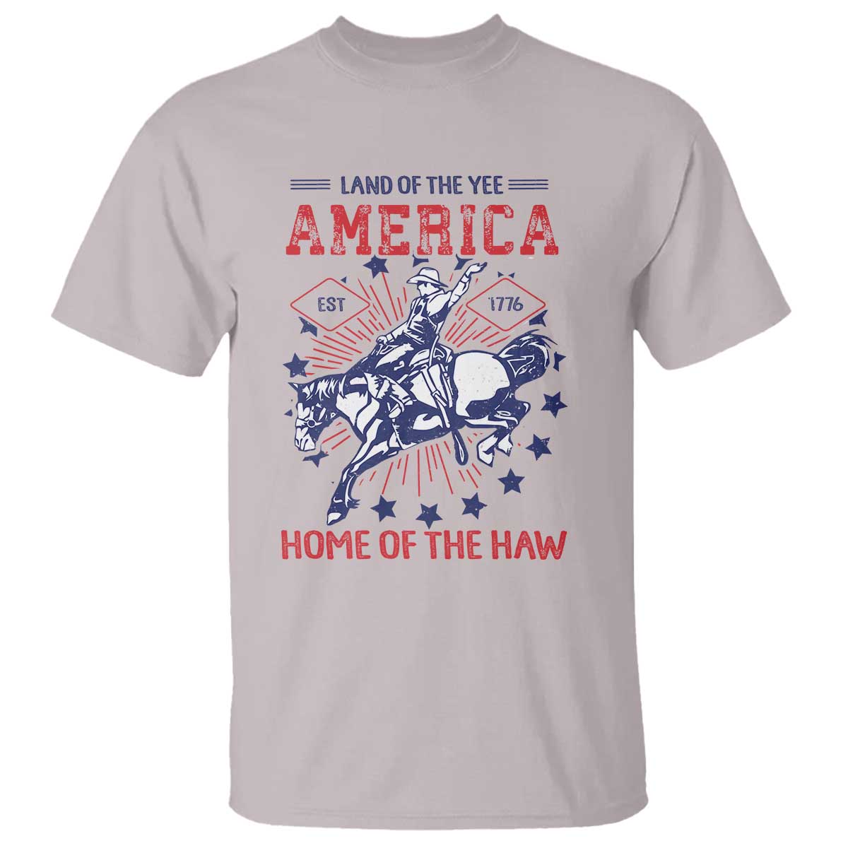funny-4th-of-july-western-cowboy-t-shirt-america-land-of-the-yee-home-of-the-haw