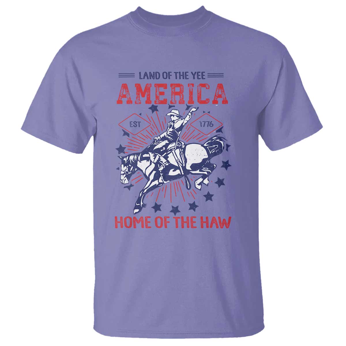 funny-4th-of-july-western-cowboy-t-shirt-america-land-of-the-yee-home-of-the-haw