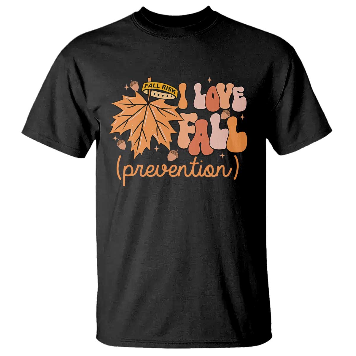 fall-physical-therapy-t-shirt-i-love-fall-prevention-retro-groove-maple-leaf-nuts