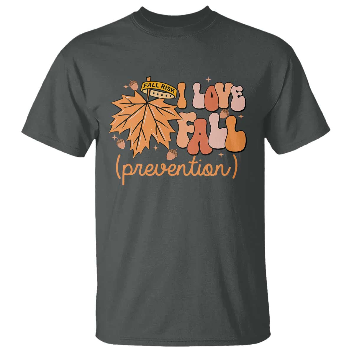 fall-physical-therapy-t-shirt-i-love-fall-prevention-retro-groove-maple-leaf-nuts