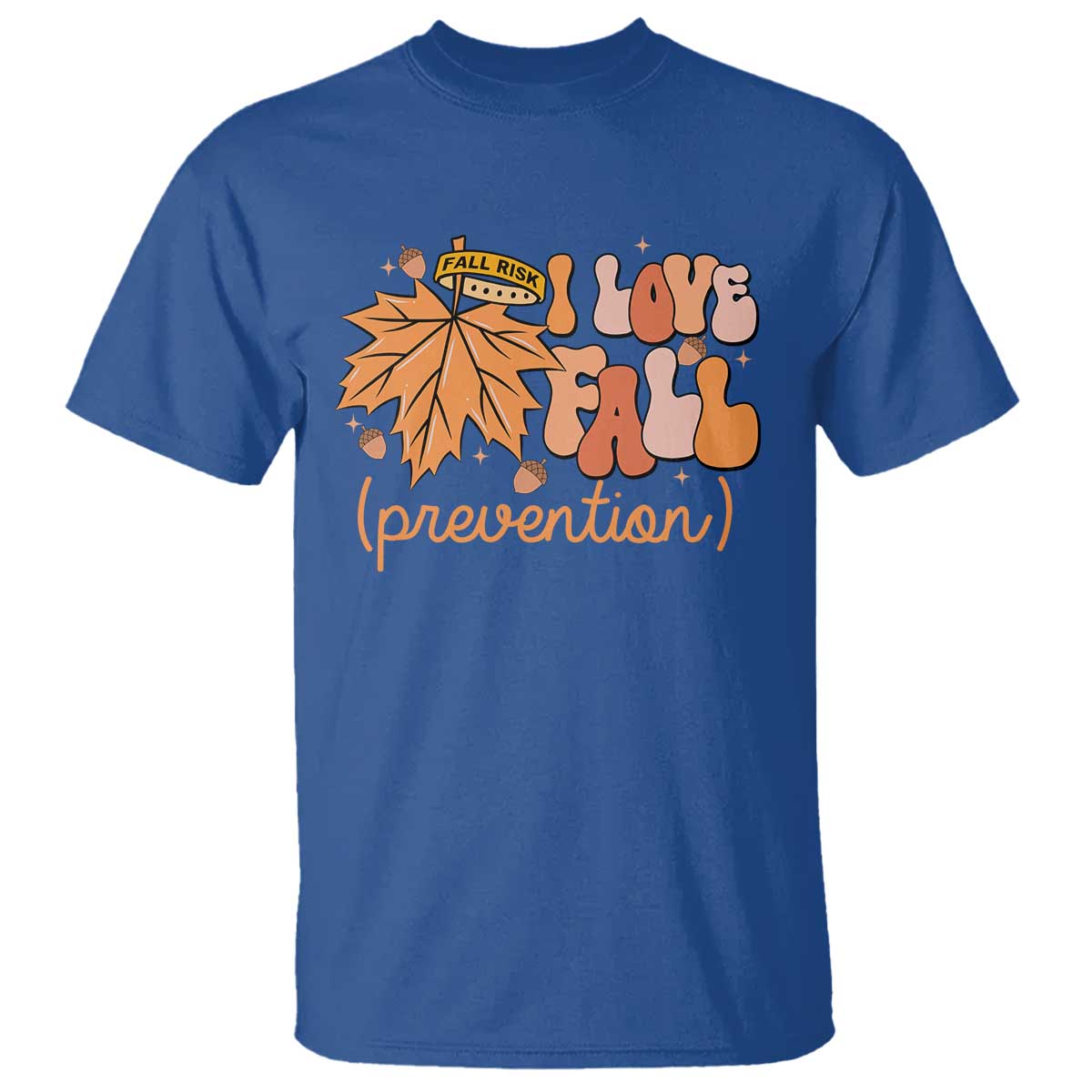 fall-physical-therapy-t-shirt-i-love-fall-prevention-retro-groove-maple-leaf-nuts