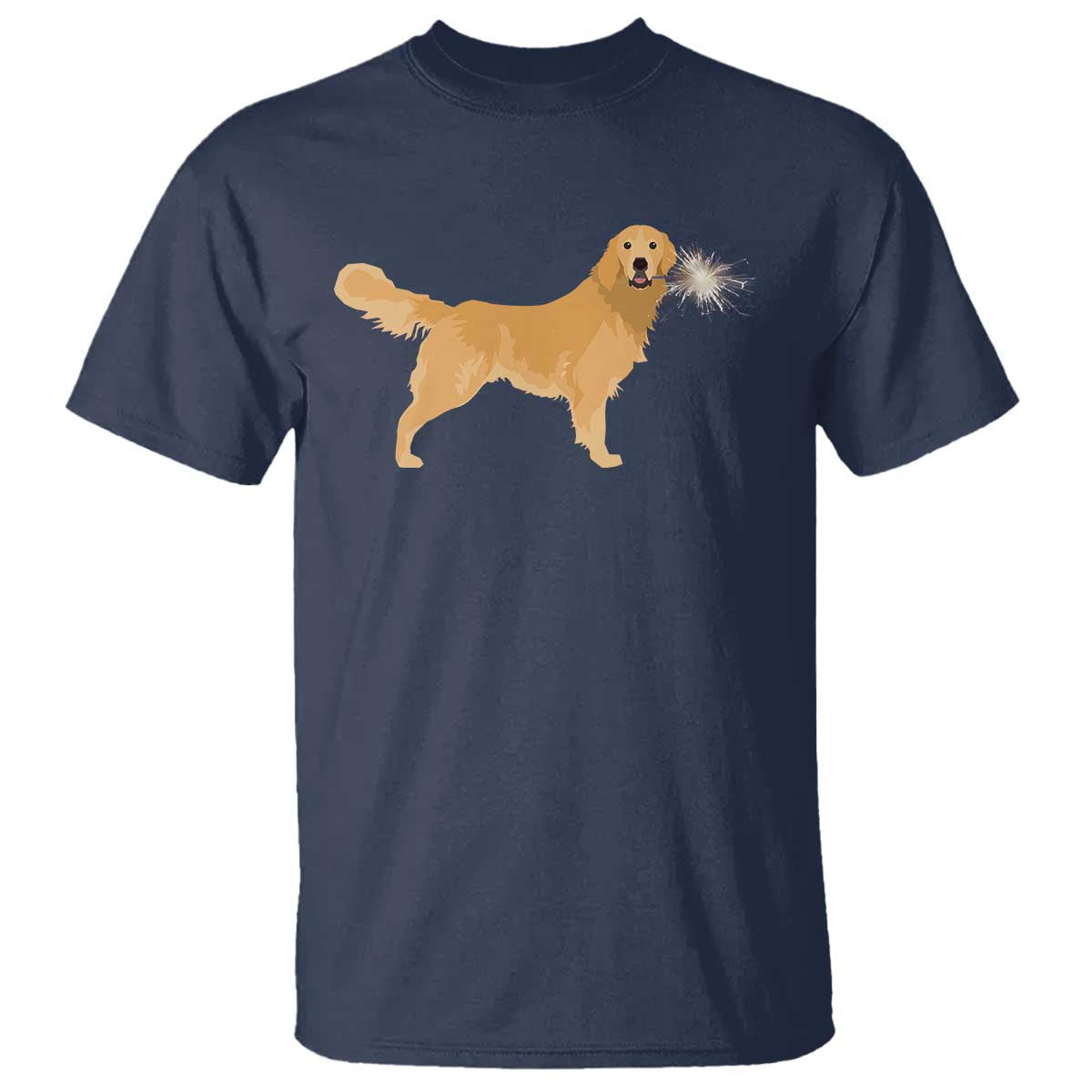 funny-golden-retriever-dog-new-year-2025-fireworks-t-shirt