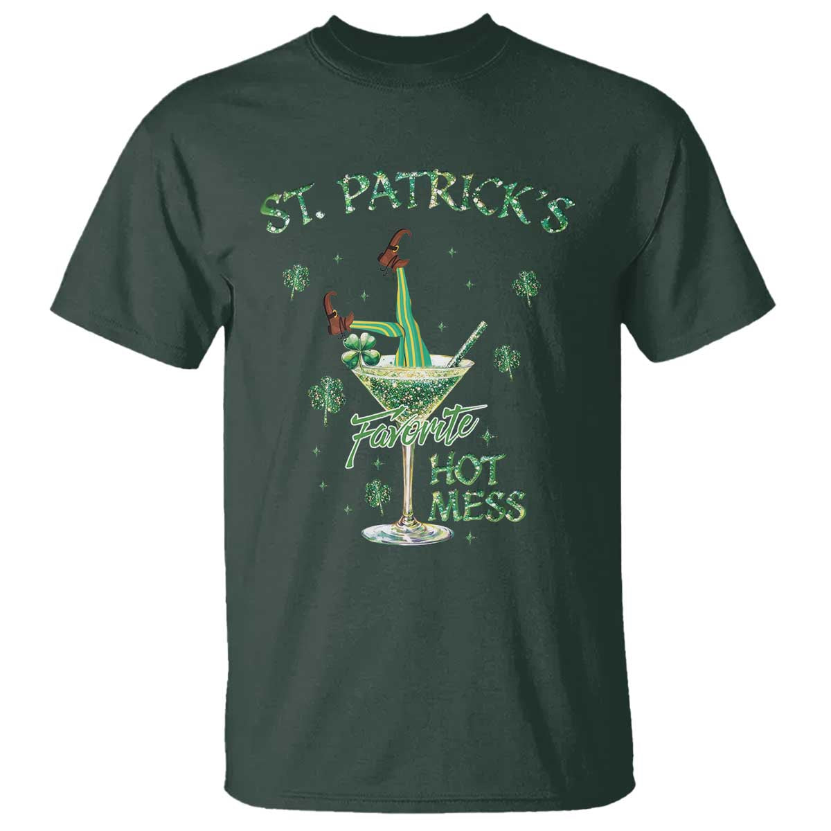 funny-st-patricks-favorite-hot-mess-t-shirt-drunk-leprechaun-cocktail