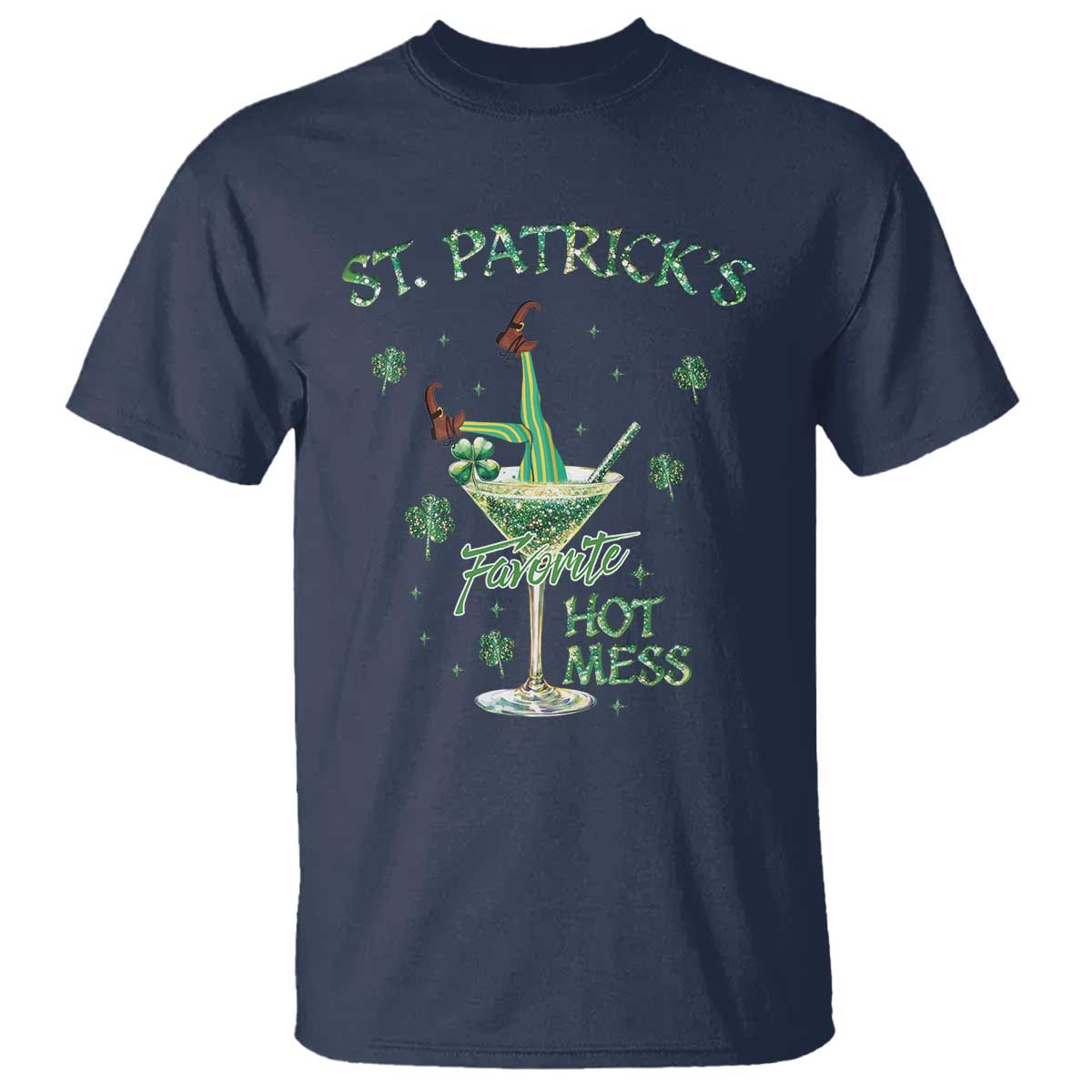 funny-st-patricks-favorite-hot-mess-t-shirt-drunk-leprechaun-cocktail