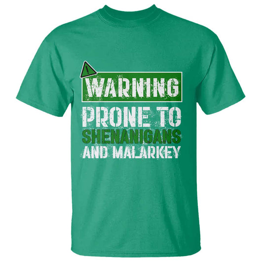 funny-warning-prone-to-shenanigans-and-malarkey-st-patricks-day-t-shirt
