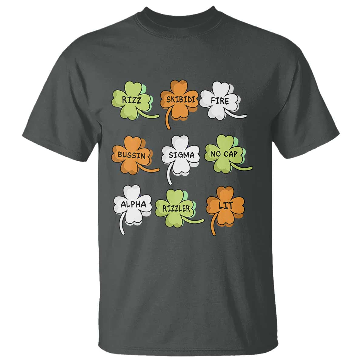 funny-skibidi-rizz-st-patricks-day-t-shirt-shamrock-clover-candy-rizzler-meme