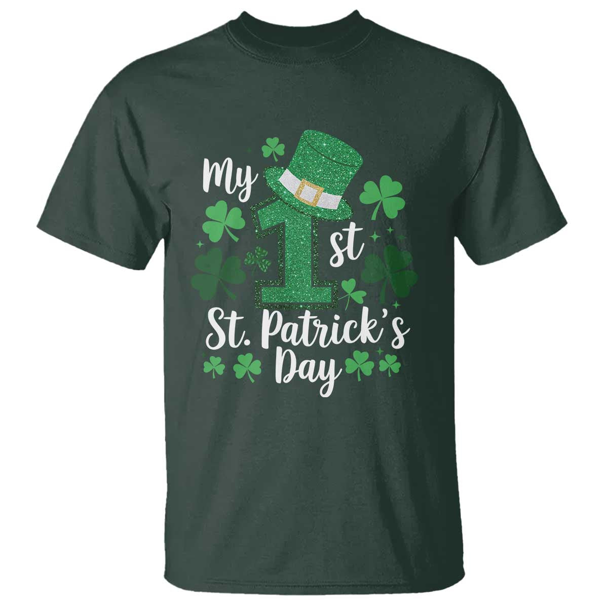 funny-my-1st-st-patricks-day-t-shirt-shamrock-glitter-print