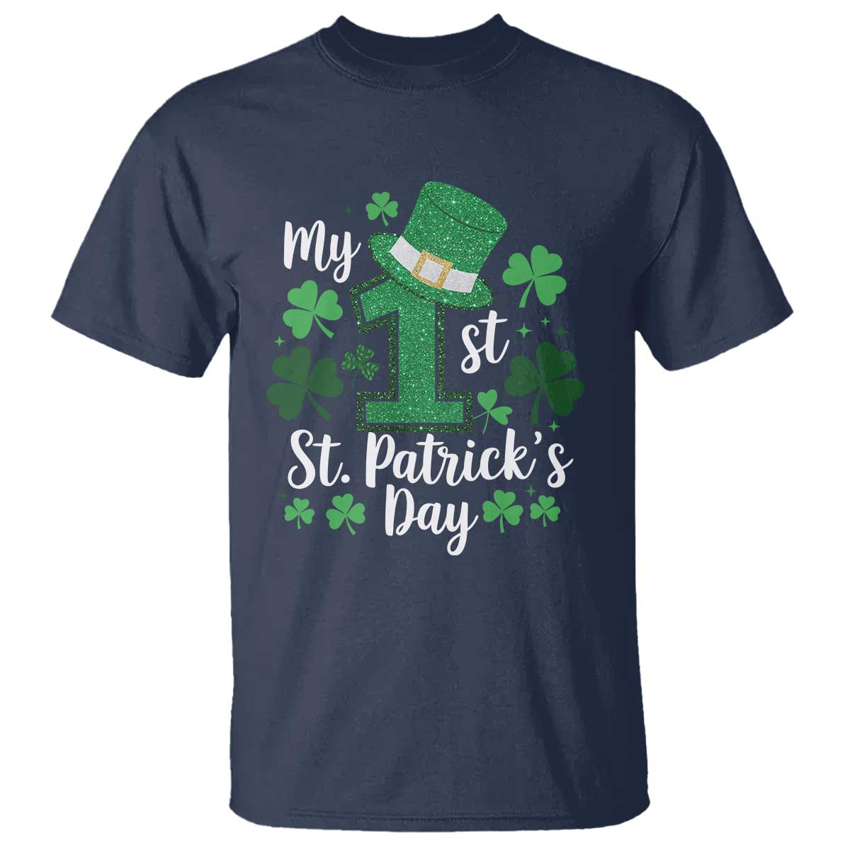 funny-my-1st-st-patricks-day-t-shirt-shamrock-glitter-print