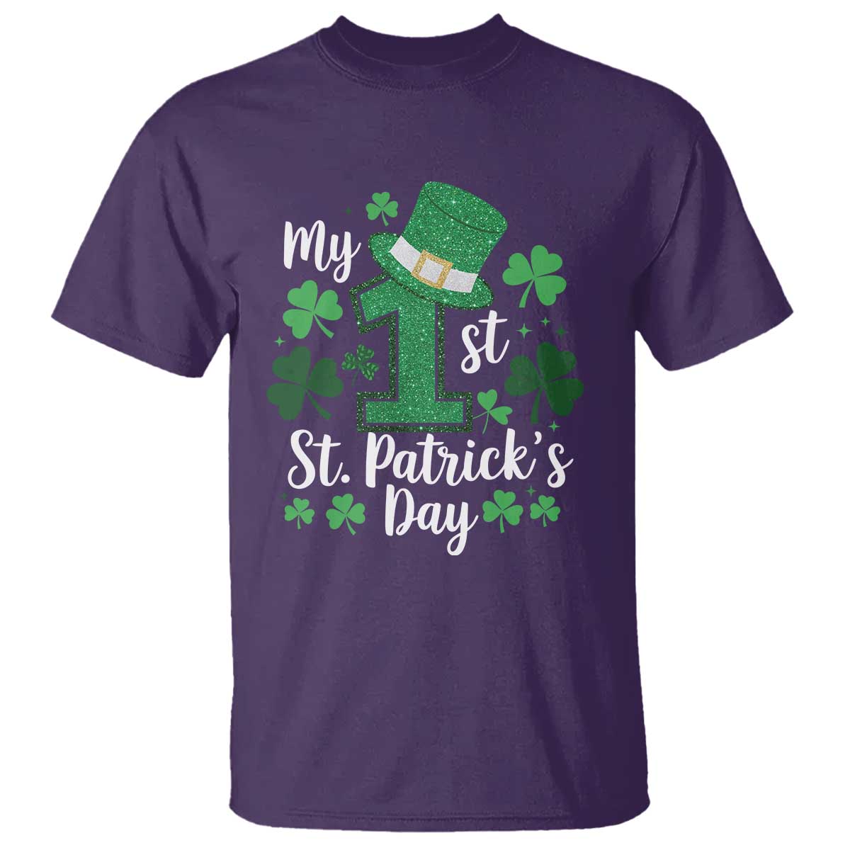 funny-my-1st-st-patricks-day-t-shirt-shamrock-glitter-print